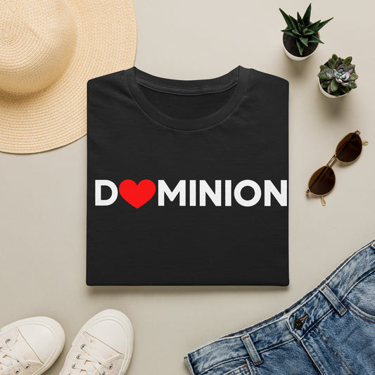 Dominion Heart Logo T-Shirt — Love Dominion Graphic Tee
