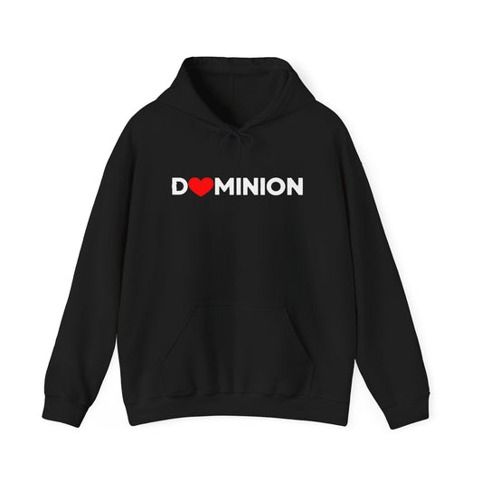 Small Red Heart Chest Hoodie | Minimal Valentine Sweatshirt