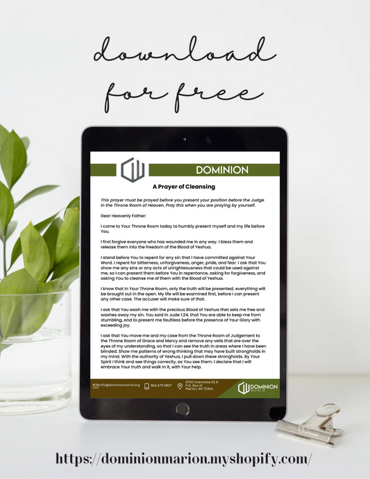 A Prayer of Cleansing