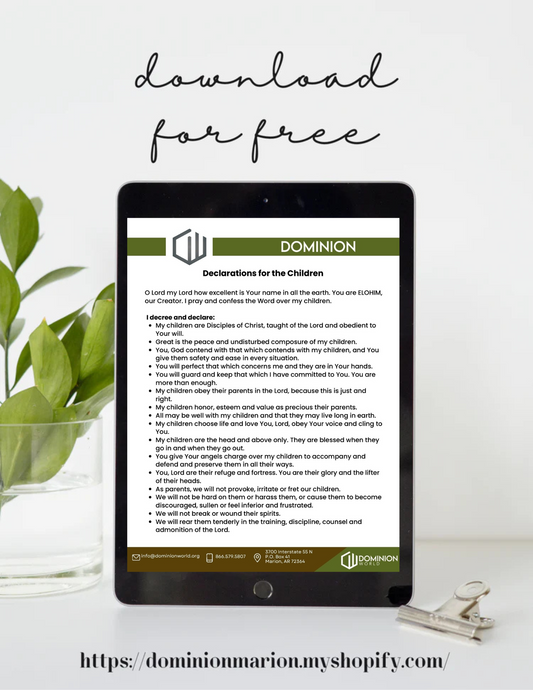 Declarations For The Children