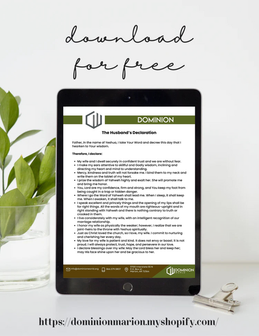 The Husband's Declaration