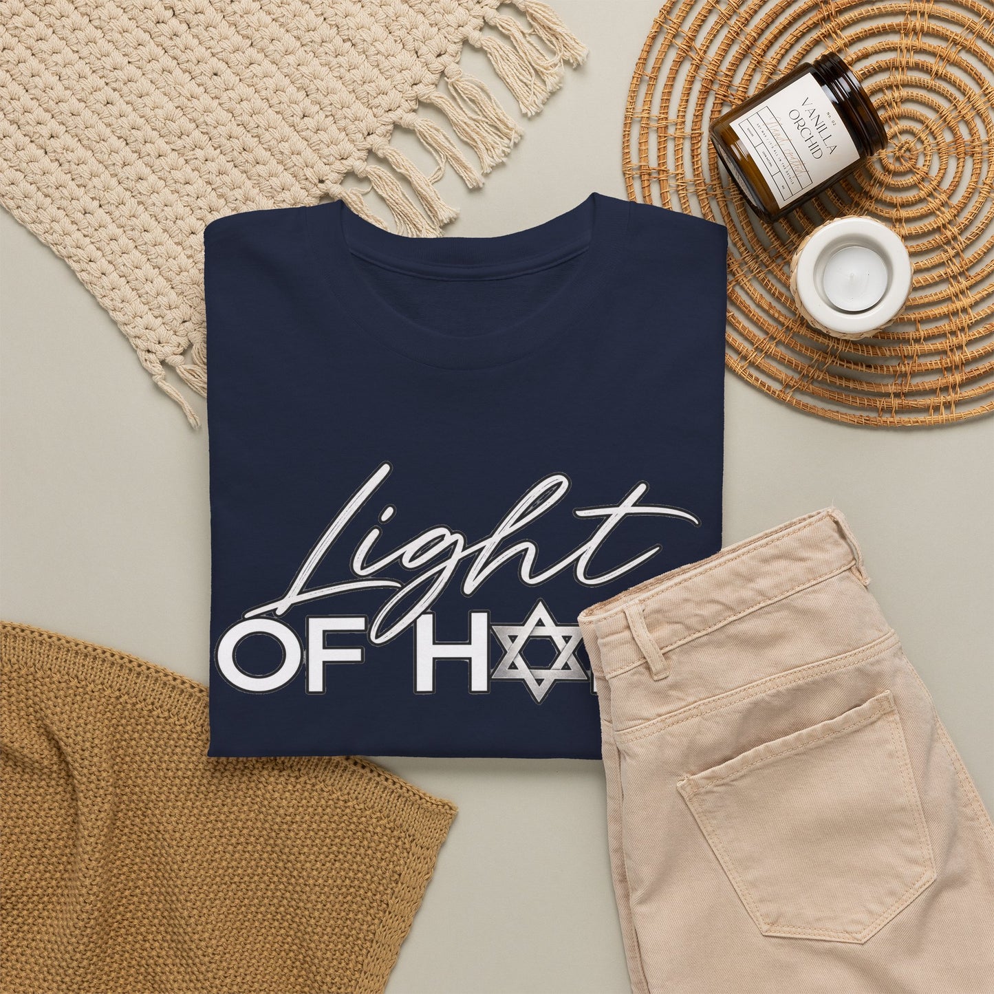 Light of Hope Star of David T-Shirt