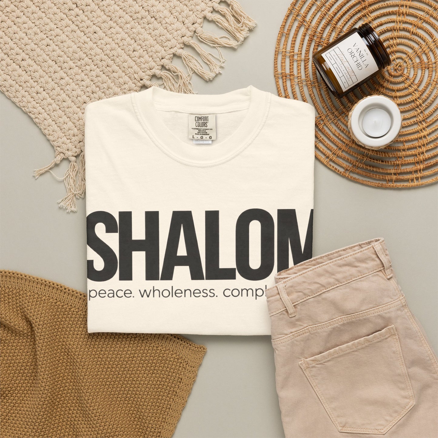 Shalom T-Shirt — Peace • Wholeness • Completeness Graphic Tee