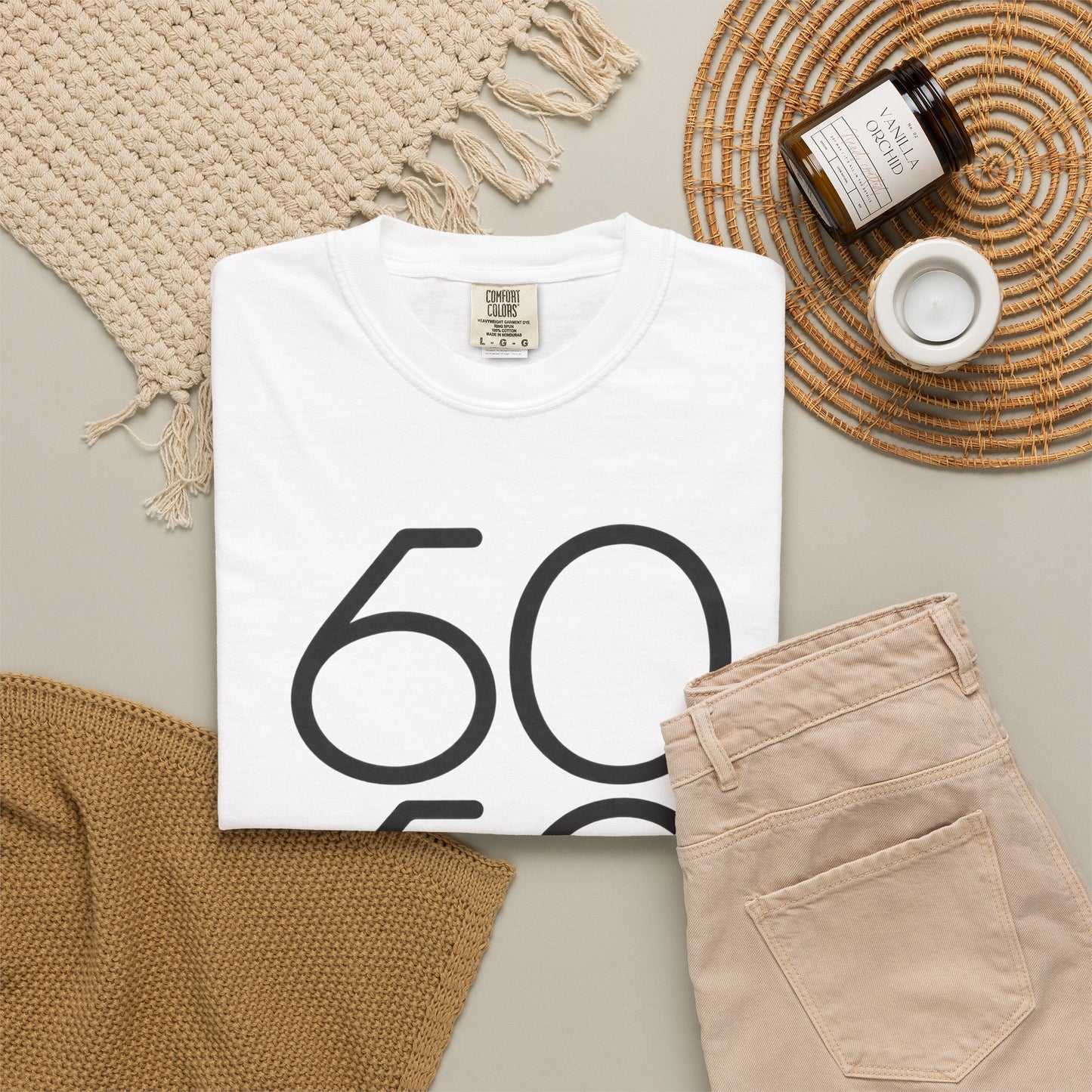 60 for Life T-Shirt — Minimalist Anniversary/60th Birthday Tee