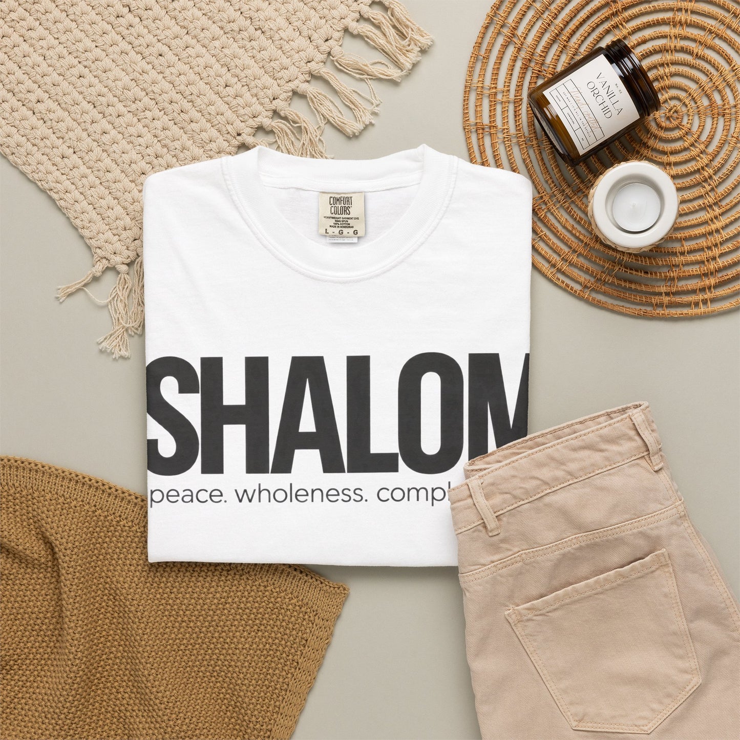 Shalom T-Shirt — Peace • Wholeness • Completeness Graphic Tee