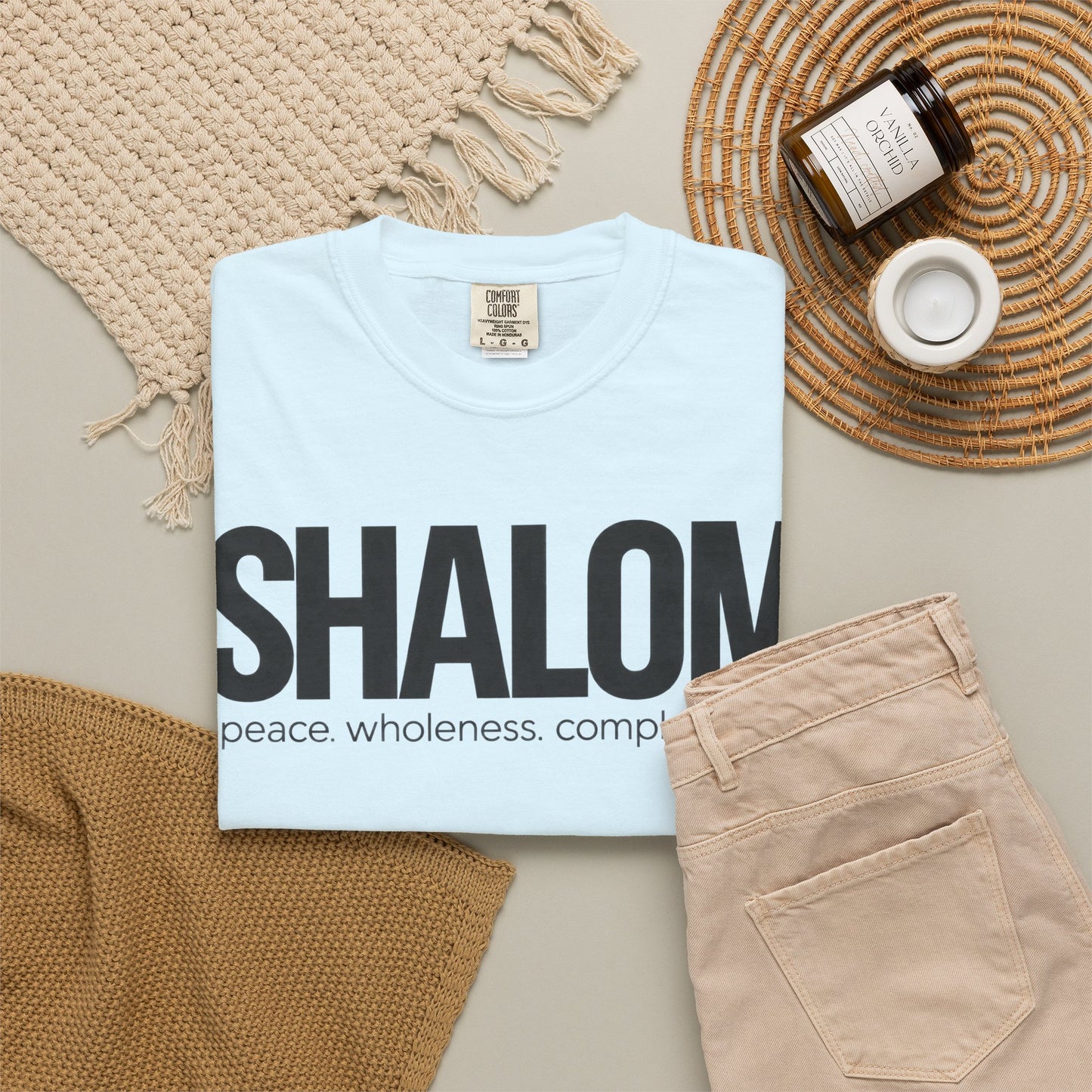Shalom T-Shirt — Peace • Wholeness • Completeness Graphic Tee